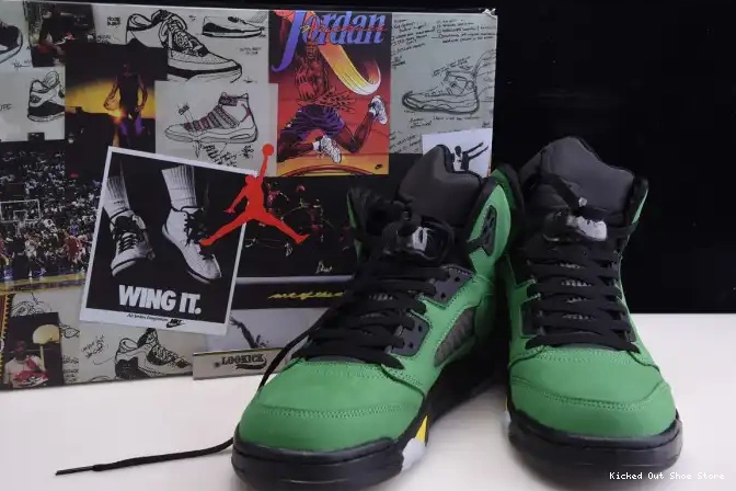 Kick Theory 5 Air Jordan CK6631-307 Oregon Ducks SE 0516
